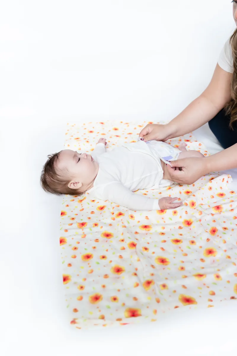 Blanket used on changing surface